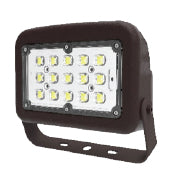 PROLED SELECT FLOOD 12W FIELD SELECTABLE CCT 3000K 4000K 5000K 120 277V YOKE MOUNT image 0